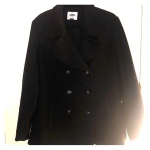Old Navy Pea Coat Black XL